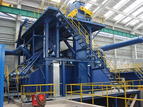 鋼板型鋼拋丸清理機設(shè)備操作及運行